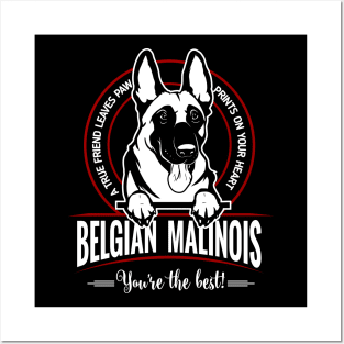 BELGIAN MALINOS THE BEST FRIEND Posters and Art